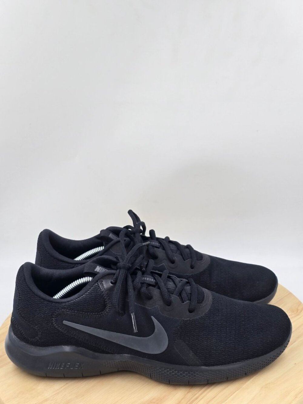 Nike Flex Experience Run 9 Athletic Running Shoes Mens Black sz 12